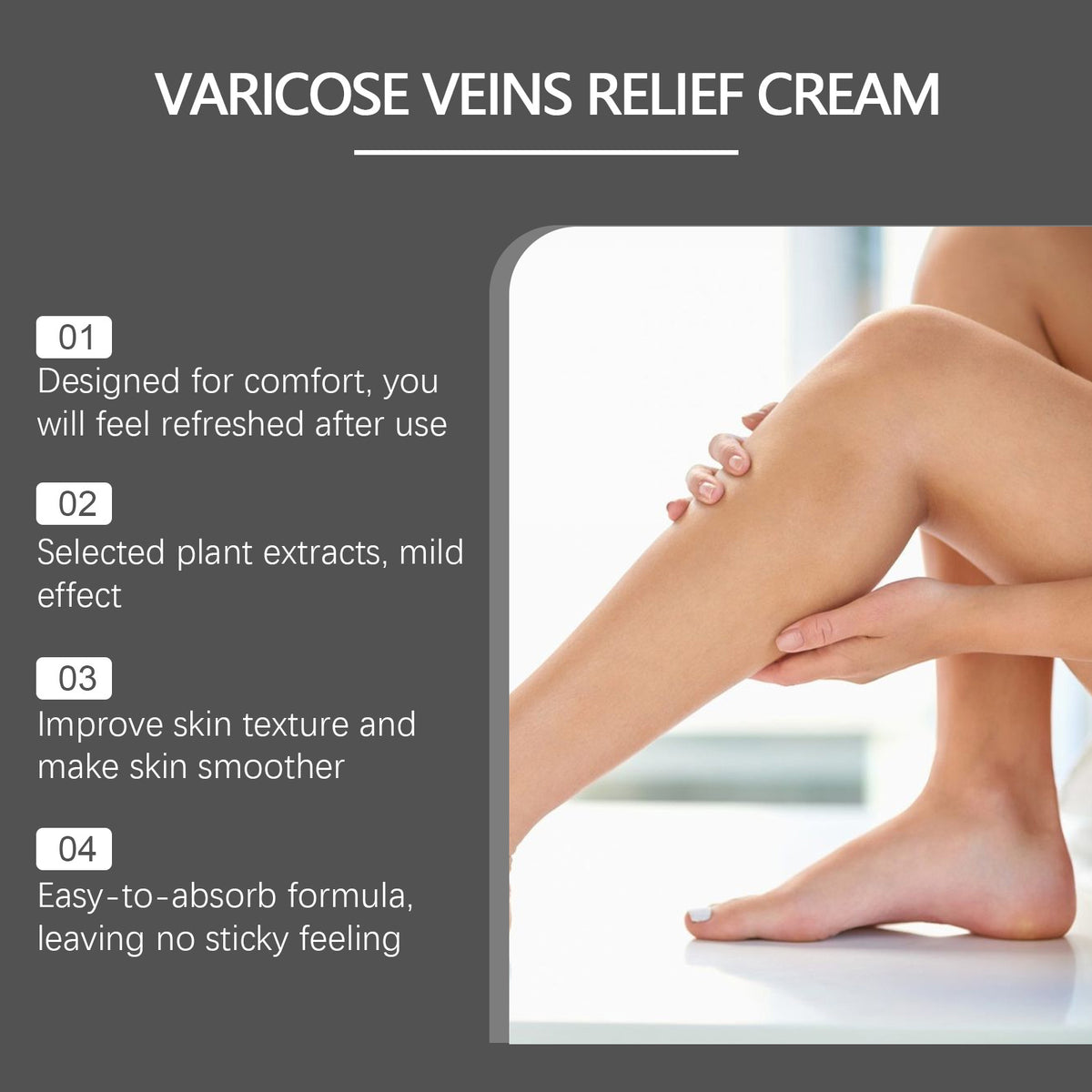 OceAura Leg Neck Cream Gentle Comfort Discomfort