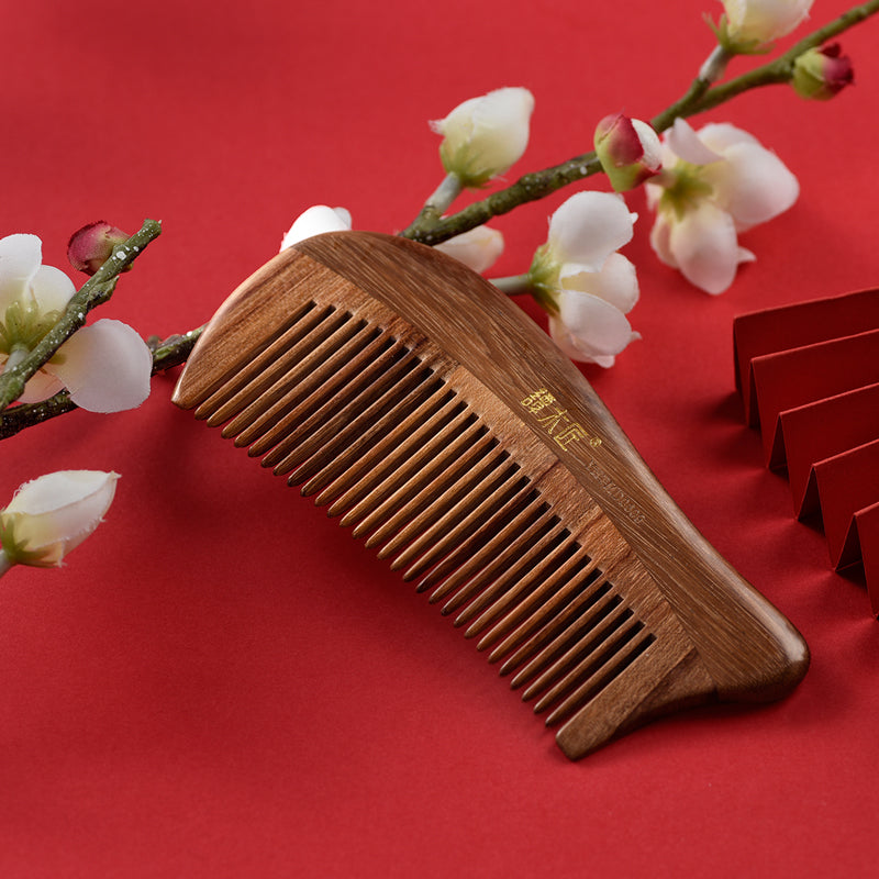 Big Mandarin Duck Wood Personal Cleansing Care Comb