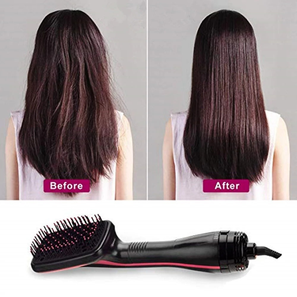 Two-in-one Hot Air Comb Multifunctional Hair Dryer, Hot-selling Dry And Wet Dual-use Lazy Curling Iron