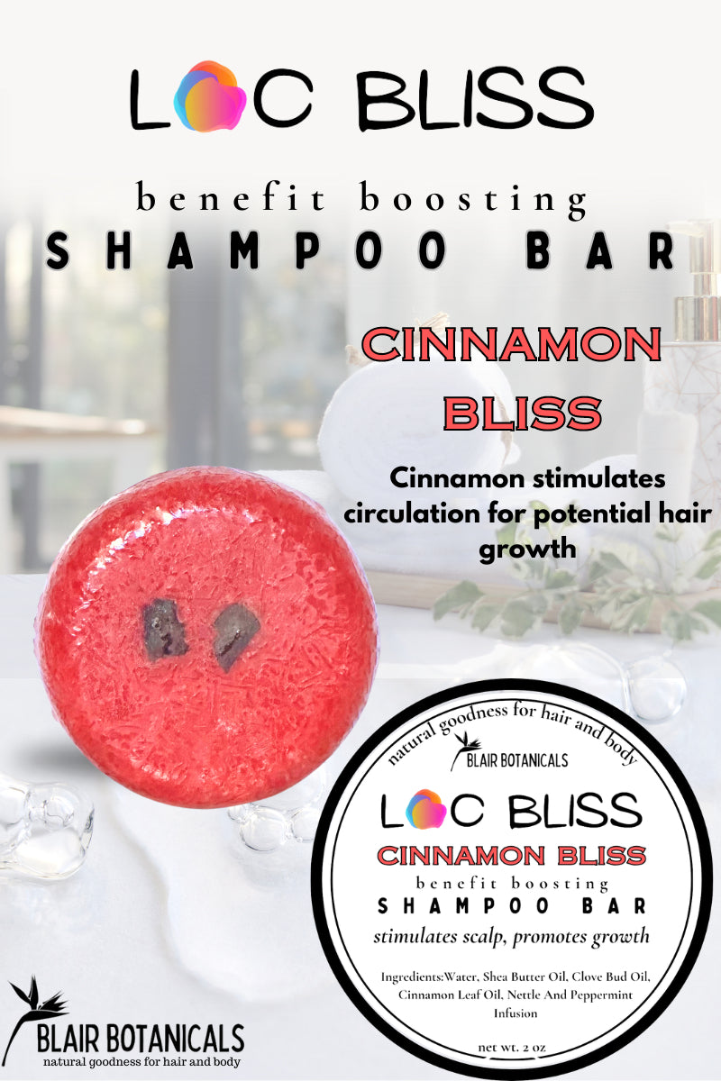 Loc Bliss Spotted Wool Flower Root Ginger Shampoo Soap