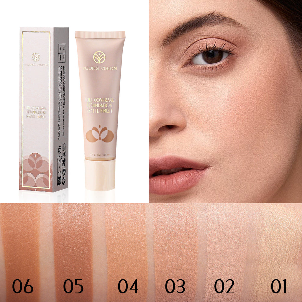 Young Vision Liquid Invisible Improve Skin Color Foundation Cream
