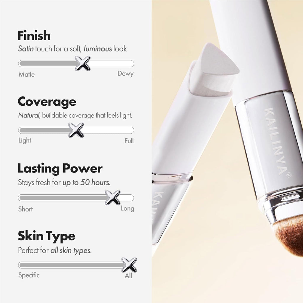 Kailinya Long-lasting, Smudge-proof Waterproof And Sweat-proof Concealing Foundation Stick