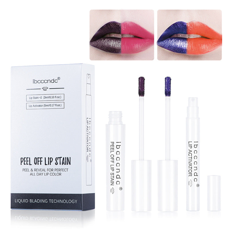 Ibcccndc Tear-off Lip Gloss Non-fading Matte Lipstick