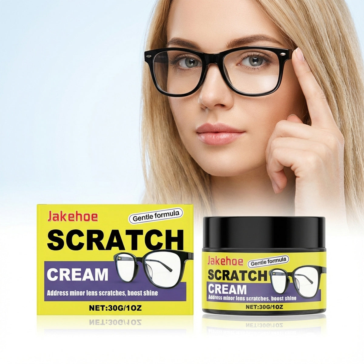 Jakehoe Eyeglass Scratch Nourishing Cream