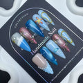 Carved Wear Armor Hand-painted Marine Three-dimensional Pattern Combination Nail Stickers