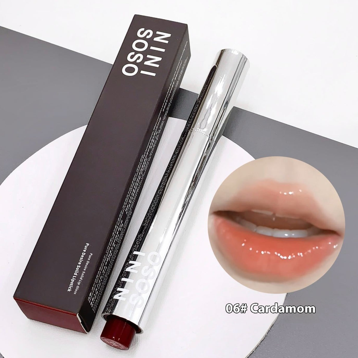 NINI SOSO Pure Color-fixing Lip Gloss Solid Lipstick