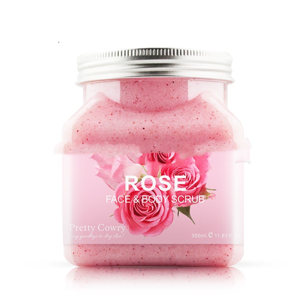 Pretty Cowry Fruit Fragrance Bath Salt Exfoliating Body Scrub Cream
