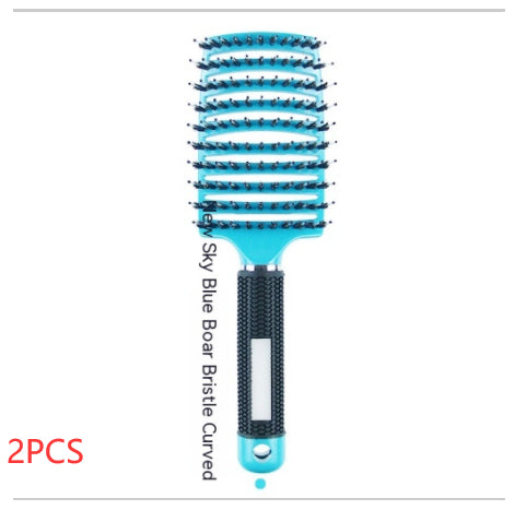 Big Curved Comb Bristle Massage Comb Eight Claws