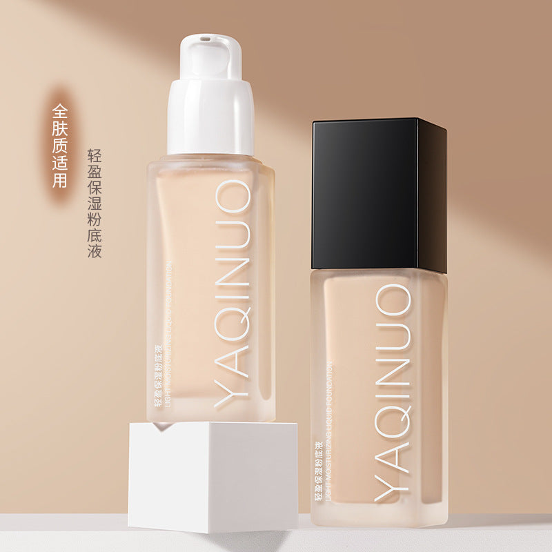 Yaqinuo Moisturizing Liquid Foundation Concealer Long Lasting Smear-proof Makeup