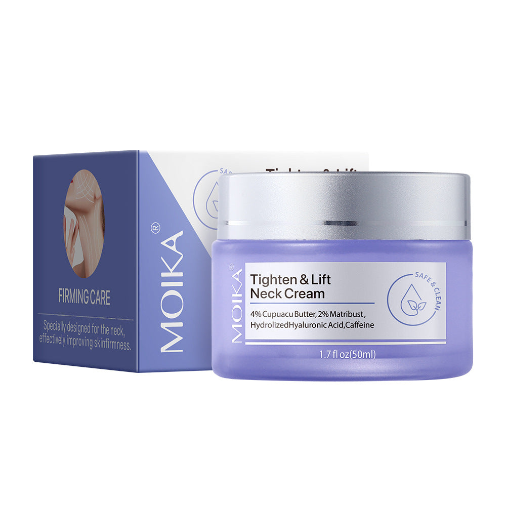 Moika Neck Wrinkle Removal Cream Tightening Firming Fade Fine Lines Anti-Aging Necklines Lifting Shaping Beauty Neck Cream