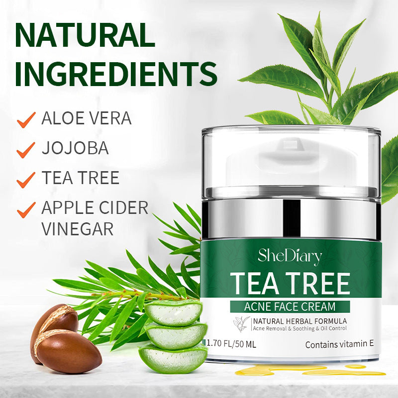 SheDiary Tea Tree Moisturizing Cream Nourishing