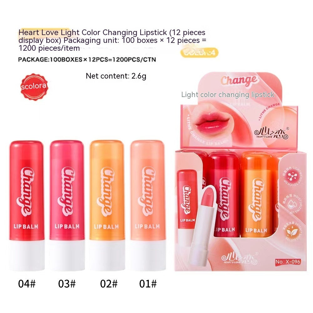 Heart's Love Lip Gloss Transparent Ball Fade Lip Lines Anti-chapping