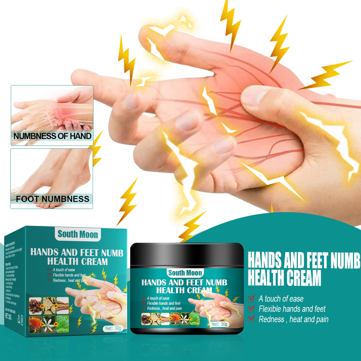 South Moon Tendons Relaxing And Activating Anaesthesia Care Cream