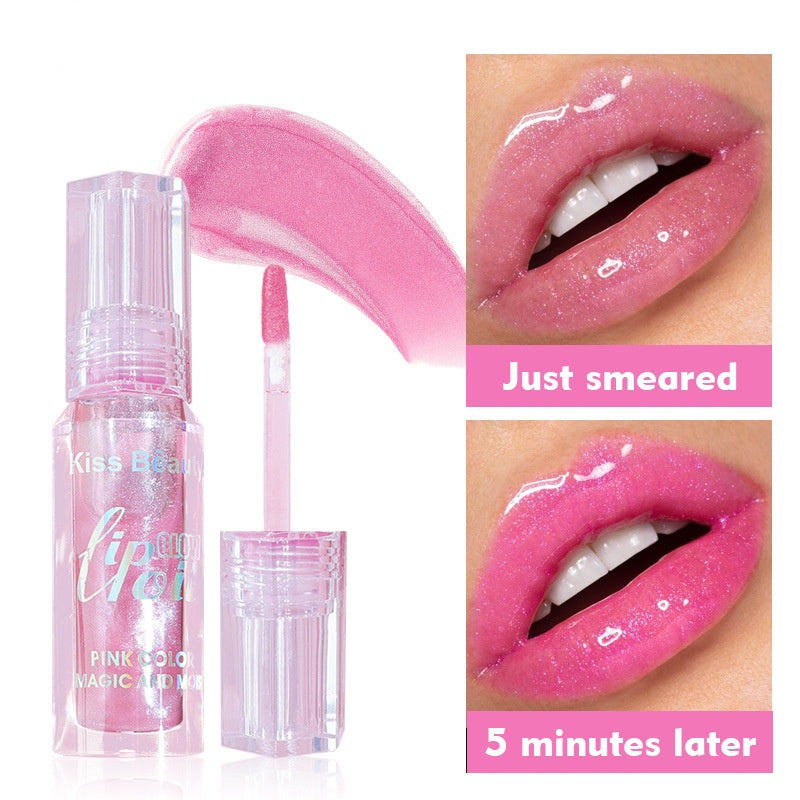 Kiss Beauty Color Changing Lip Gloss Nourishing Temperature Change Moisturizing Lipstick