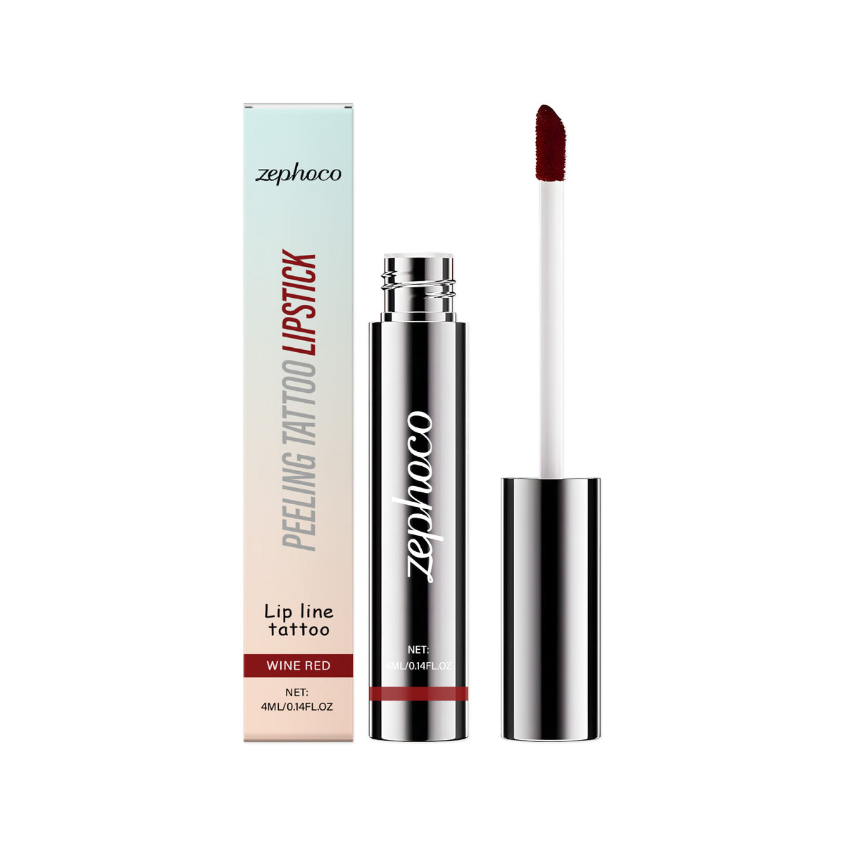 Zephoco Color Holding Tear And Pull Lip Gloss Moisturizing No Stain On Cup