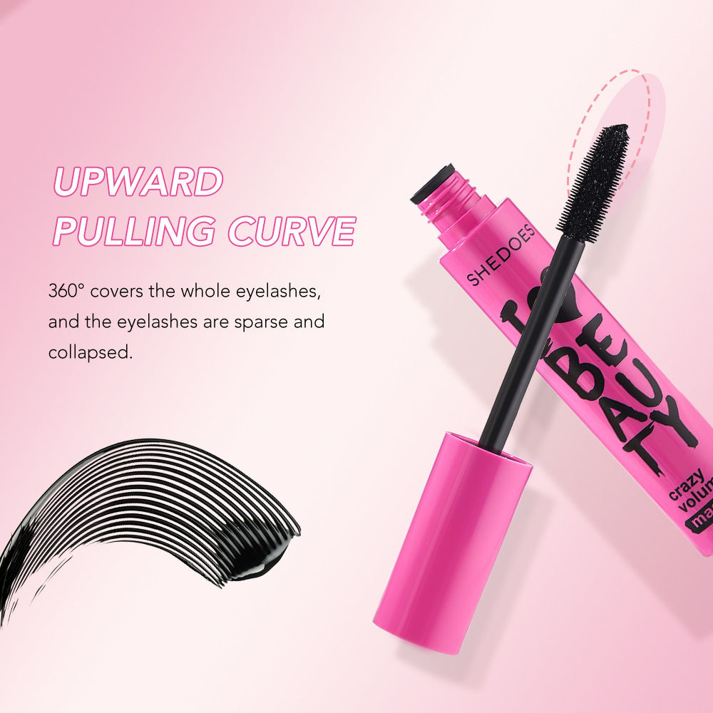Shedoes Waterproof Thick Lengthened Not Smudge Large Capacity Four-color Mascara