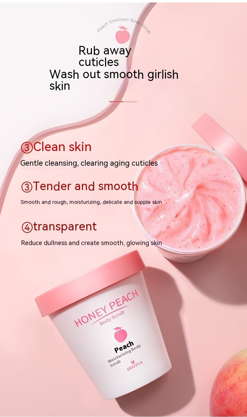 Beotua Peach Moisturizing Body Scrub Cream