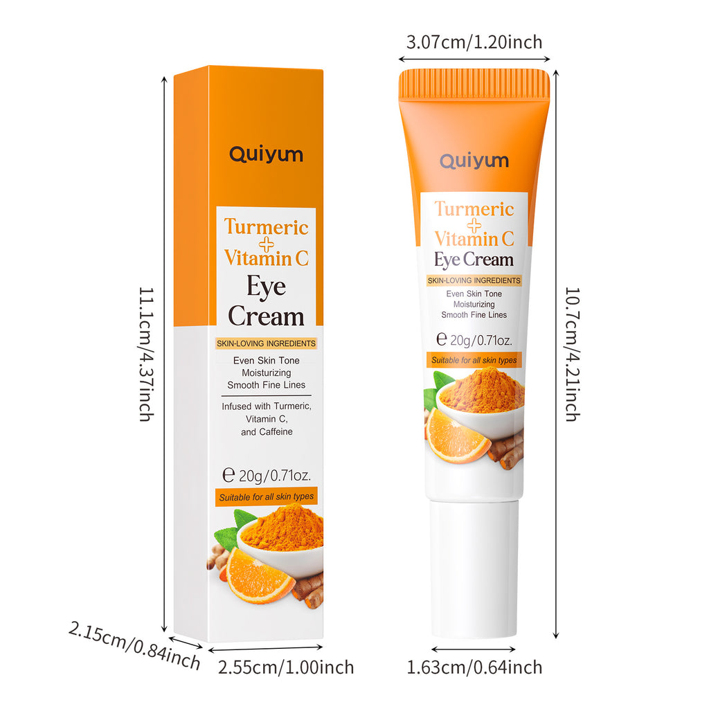 Quiyum Turmeric Vitamin C Eye Cream 15g Moisturizing