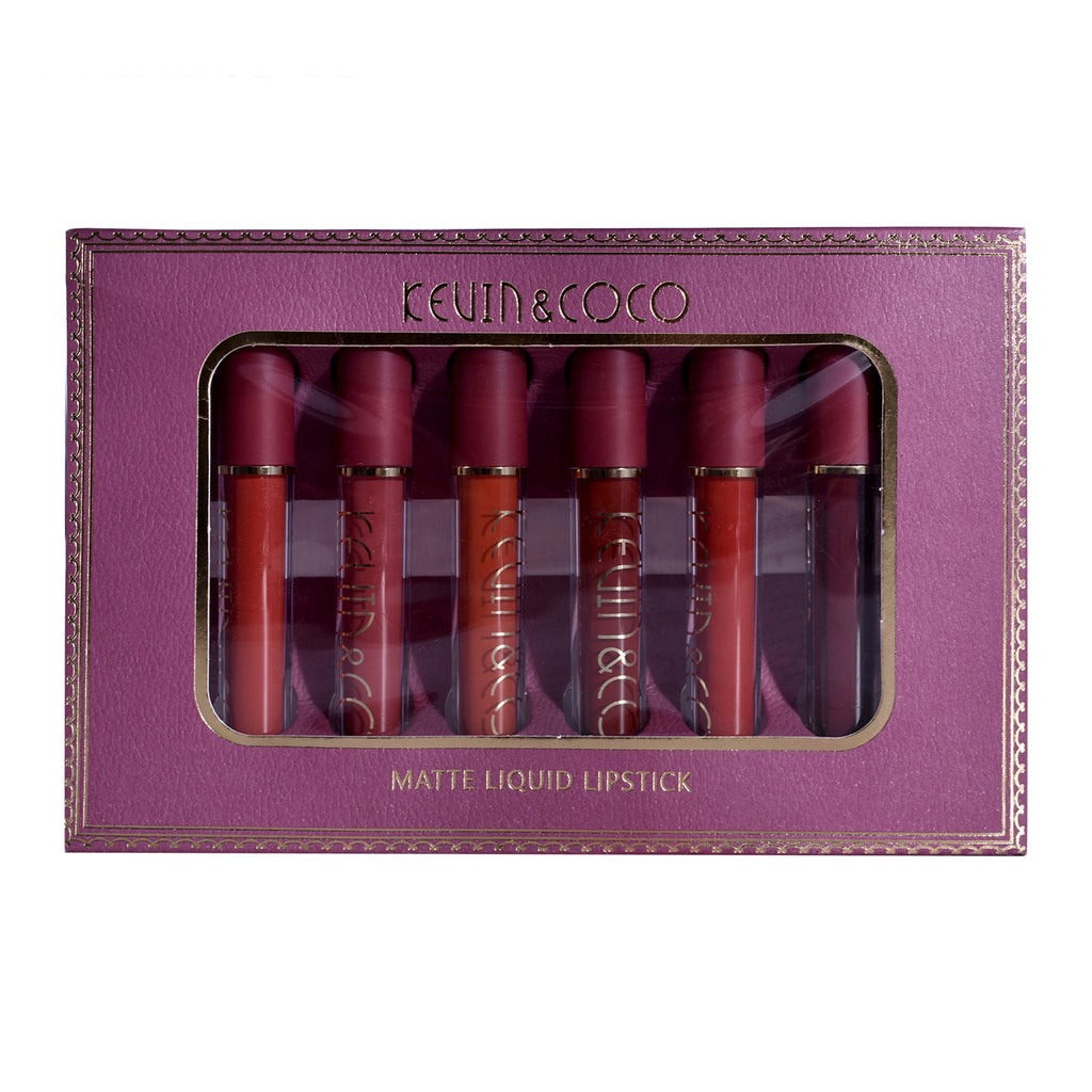 Kevin&Coco Fashion6-color Lip Glaze Bright Gloss Lipstick Set