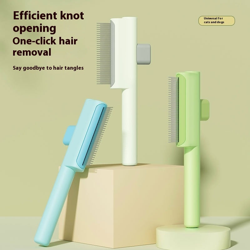 Pet Comb One-click Hair Removal And Knot Opening Cat Comb