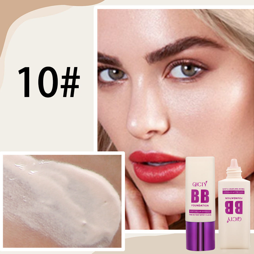 Qiciy Feeding Bottle Liquid Foundation Concealer Brightening Nourishing