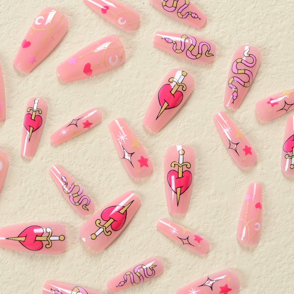 Pendant Nail Patch Cartoon Simulated Snakes