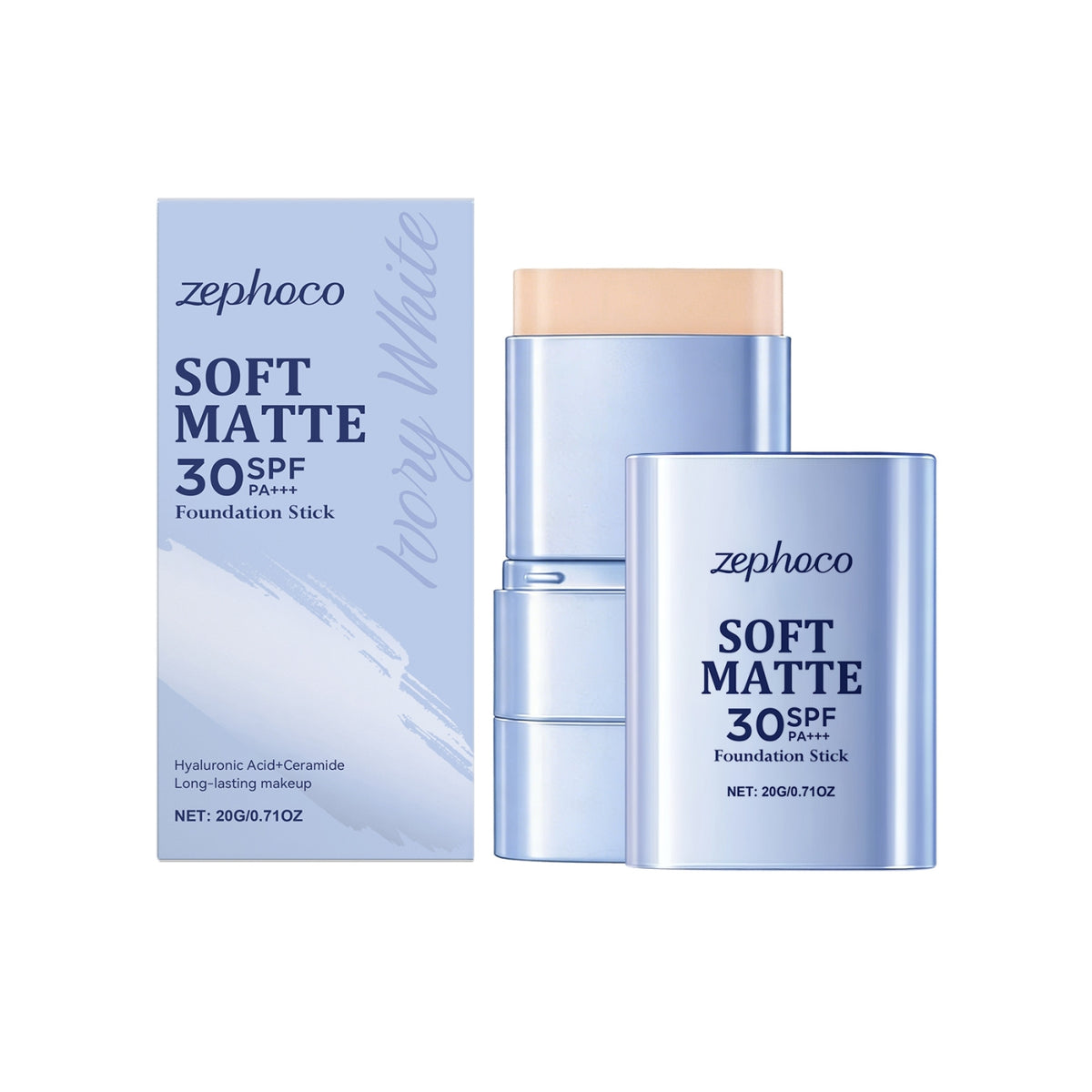 Zephoco 2-in-1 Soft-Focus Foundation Stick