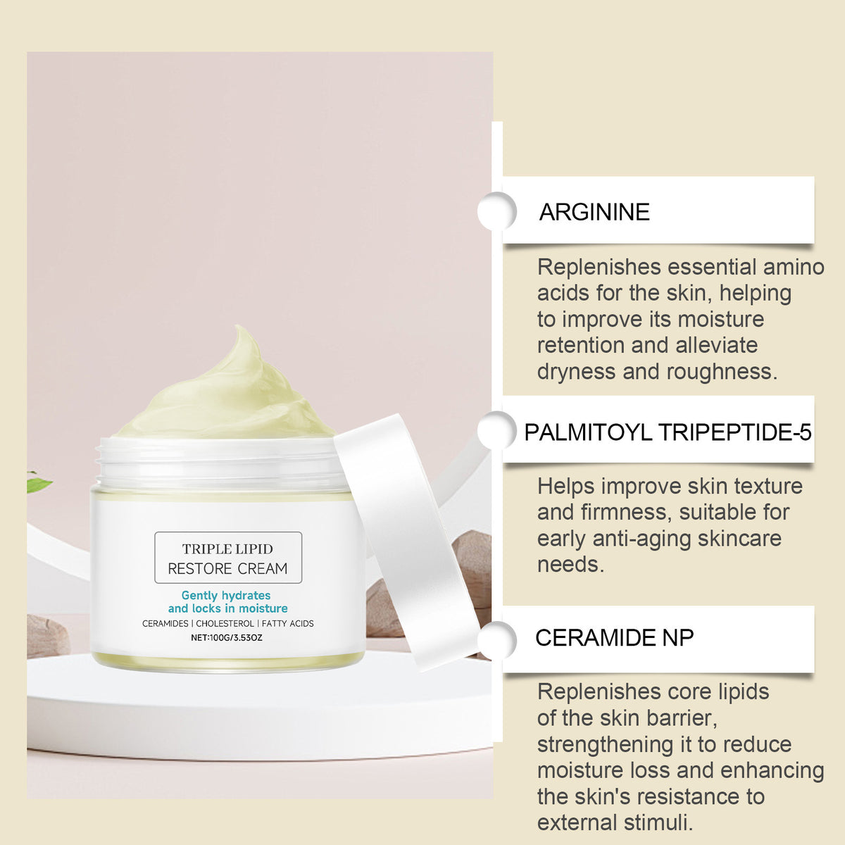 Triple Lipid Moisturizing And Firming Cream