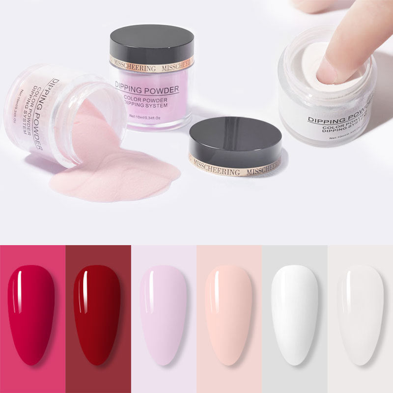 Misscheering Nail Art Infiltrating Powder Tool Set Base Rubber Sealing Desiccant