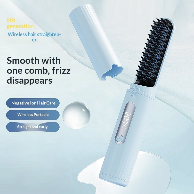 New Straightening Comb Volumizing Flat Iron