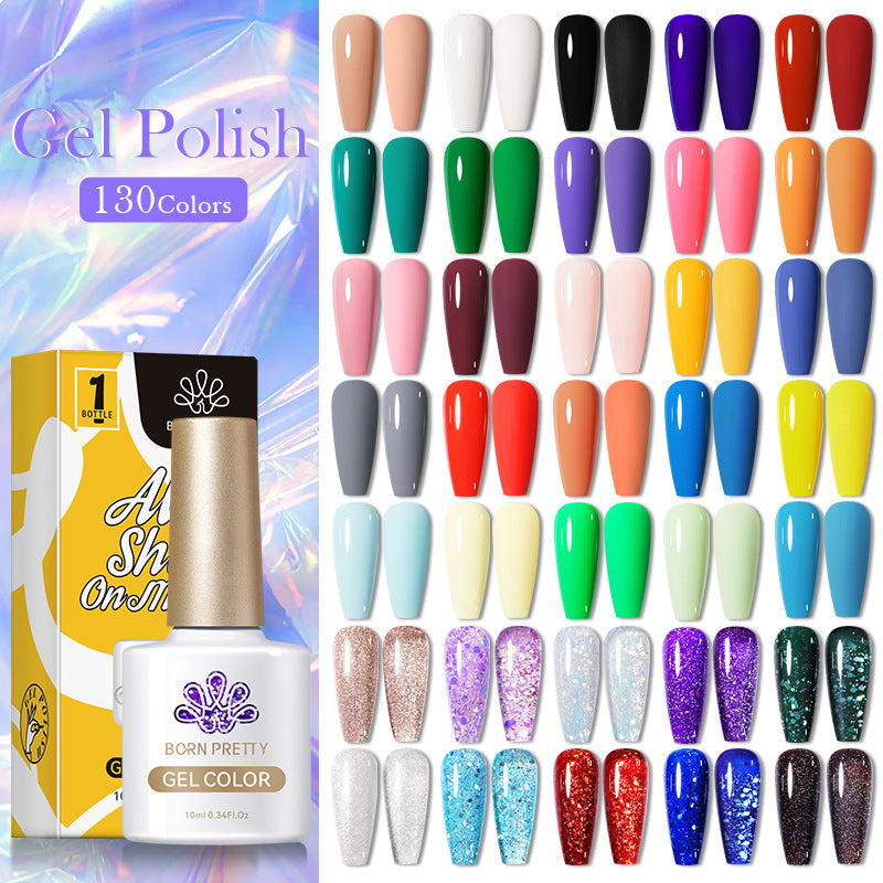 Born Pretty Model Nail Beauty UV Suit 130 Color UV Polish UV Glue Koudan Glue