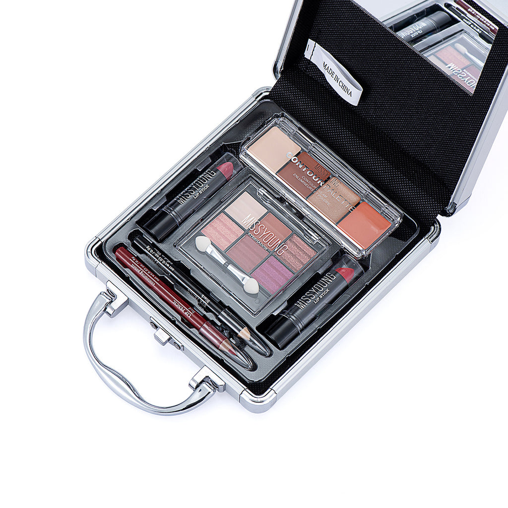 Missyoung Contouring Balm Eyeshadow Palette Lipstick Cosmetic Set