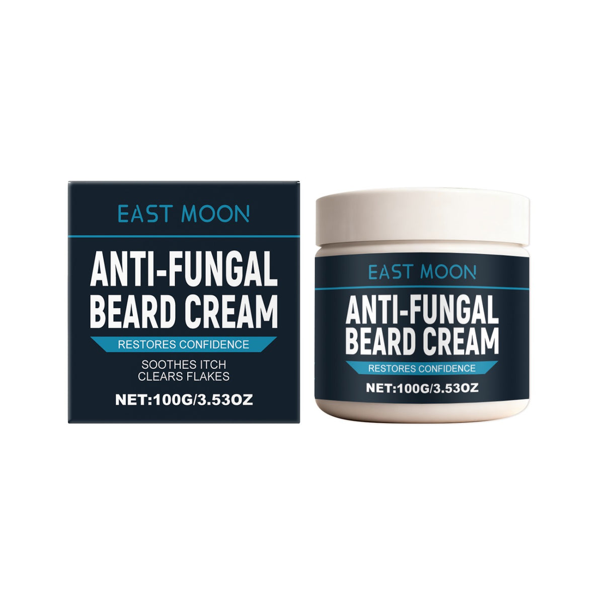 East Moon Men's Scalp Beard Soothing Cream