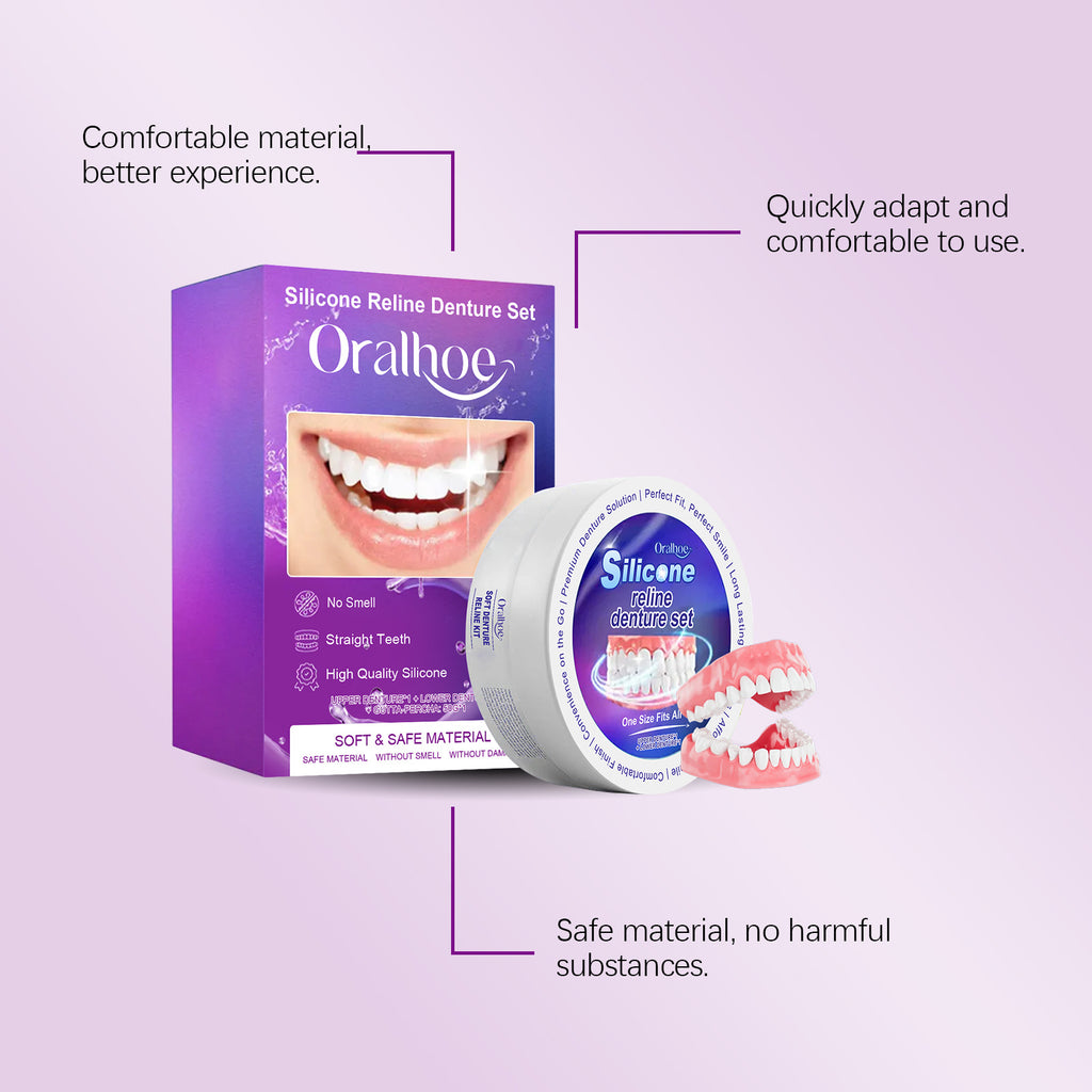Oralhoe Modified Suit Beauty Modified Teeth Teeth Seam Natural Smile Comfortable Beauty Dentures