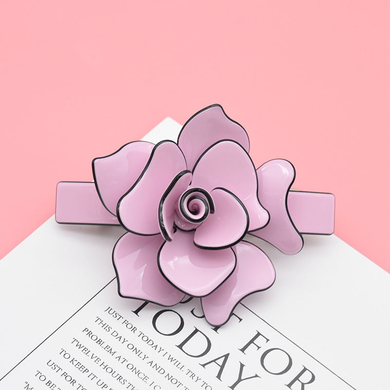 Women's Summer Cute Camellia Barrettes