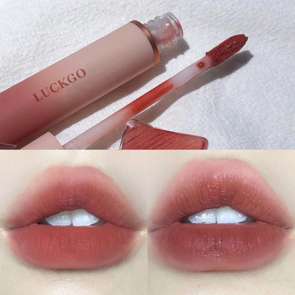 Luckgo Plain Face White Good-looking Lip Lacquer