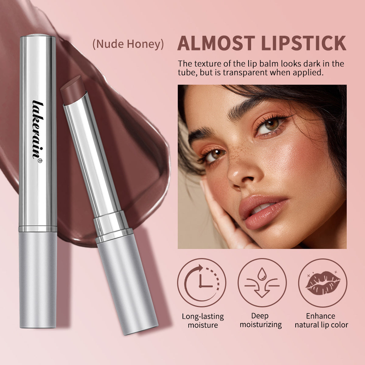 Lakerain Moisturizing Hydrating And Color-enhancing Lip Balmlipstick