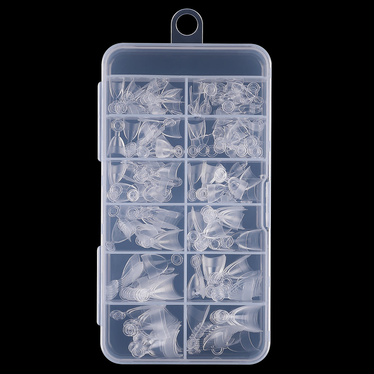 Wear Nail With Handle Ultra Short Semi-nail Sticky Round Head Transparent Fake Nails