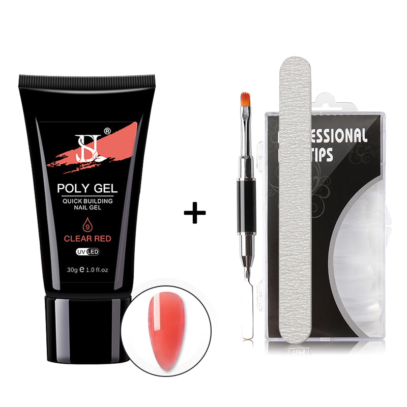 HS Poly Gel Crystal nail polish