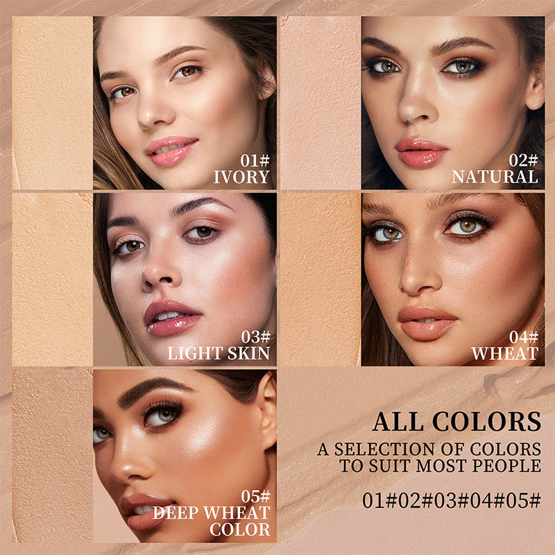O'Cheal Smear-proof Makeup Liquid Foundation Double-headed Rotating Concealer Lasting