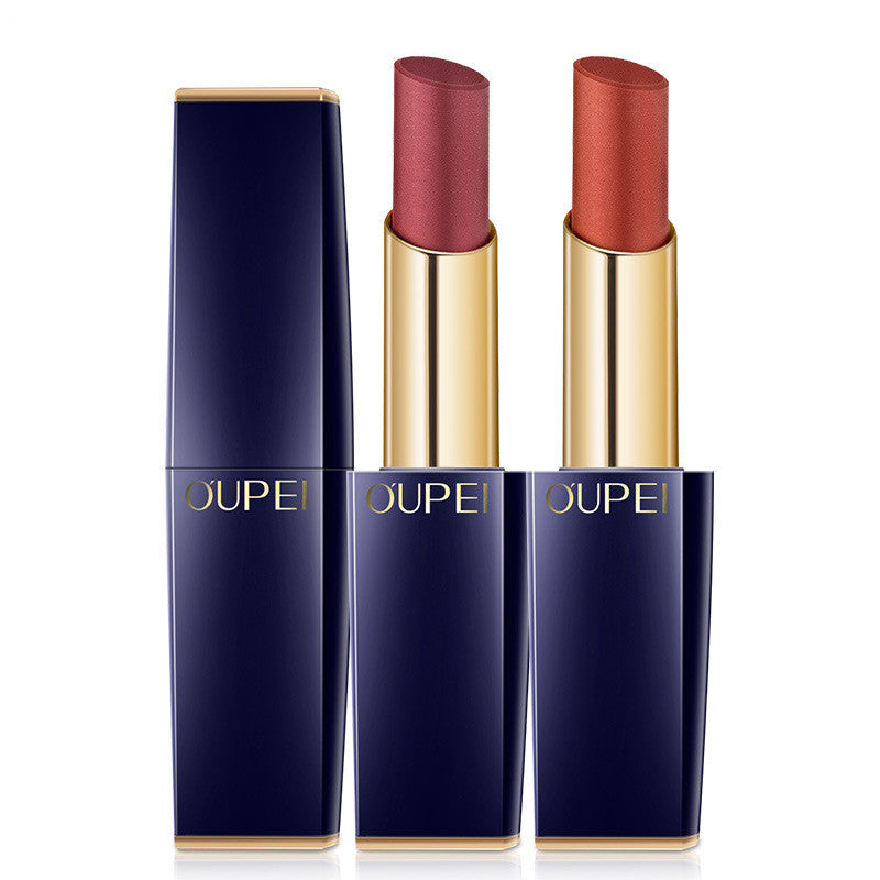 OUPEI Women's Moisturizing Sticky Easy Color Lipstick