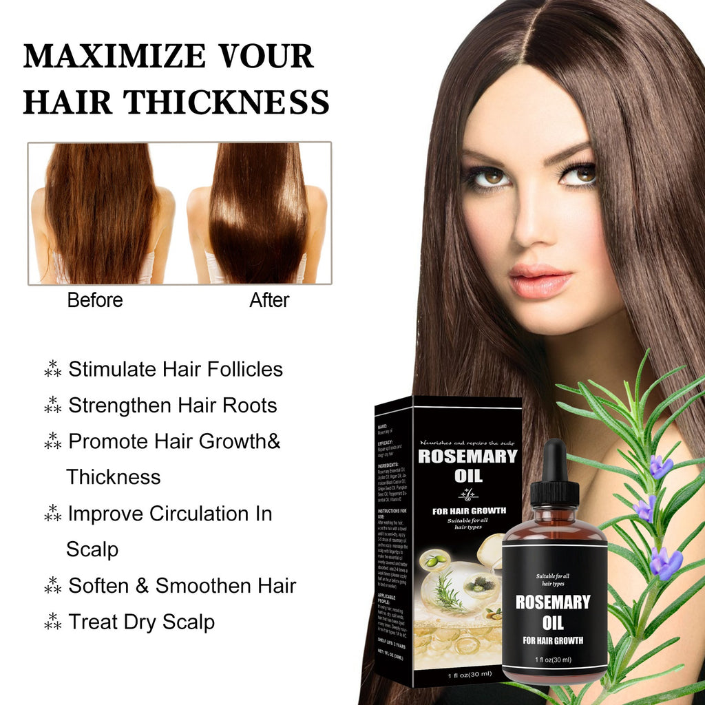 Rosemary Oil Dense Hair Soft Care Hair Nourishing Damaged Hair Tail Dry Hair Manic Rosemary Dense