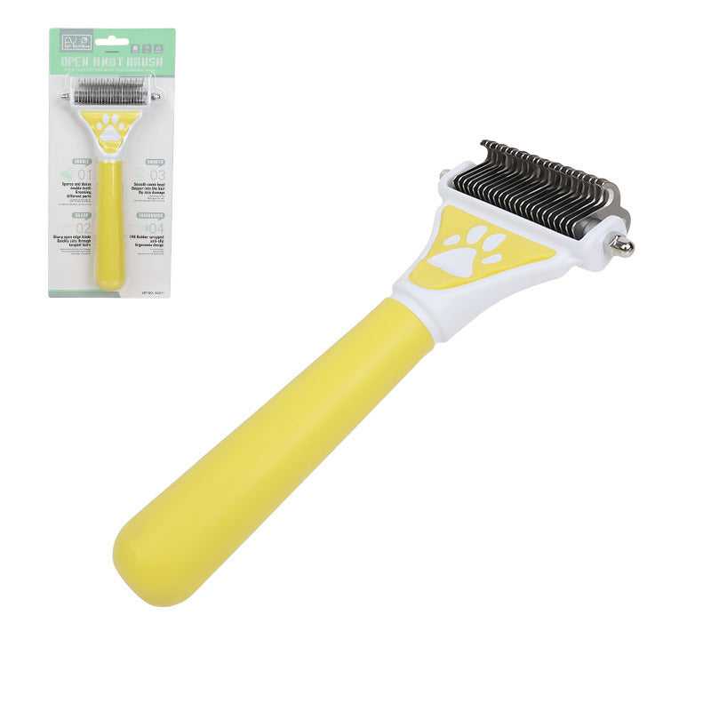 Dog Comb Float Hair Cleaning Knot Untying Comb Cat Comb Pet Supplies
