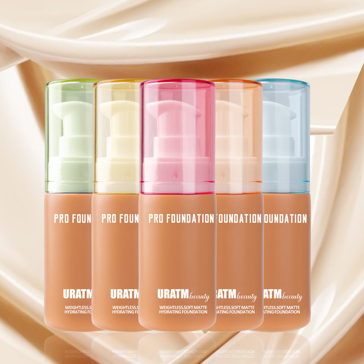 URATM Makeup Liquid Foundation Matte Concealer Long Lasting Smear-proof Makeup