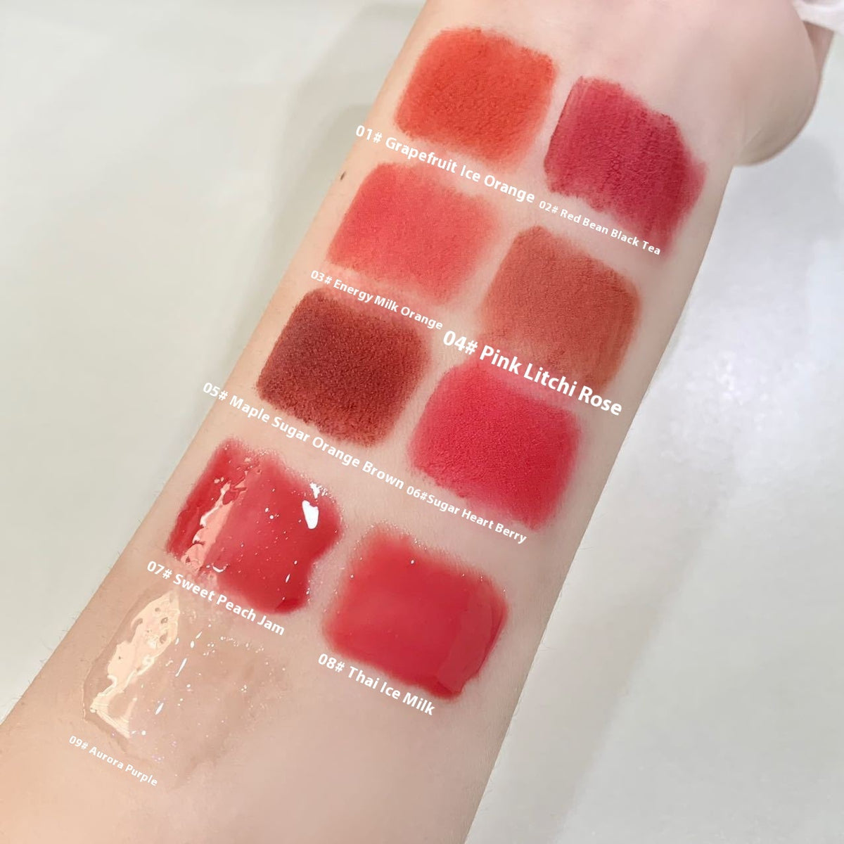 KekeMood Sugar Coating Ice Sucker Mirror Lip t Moisturizing Water Gloss