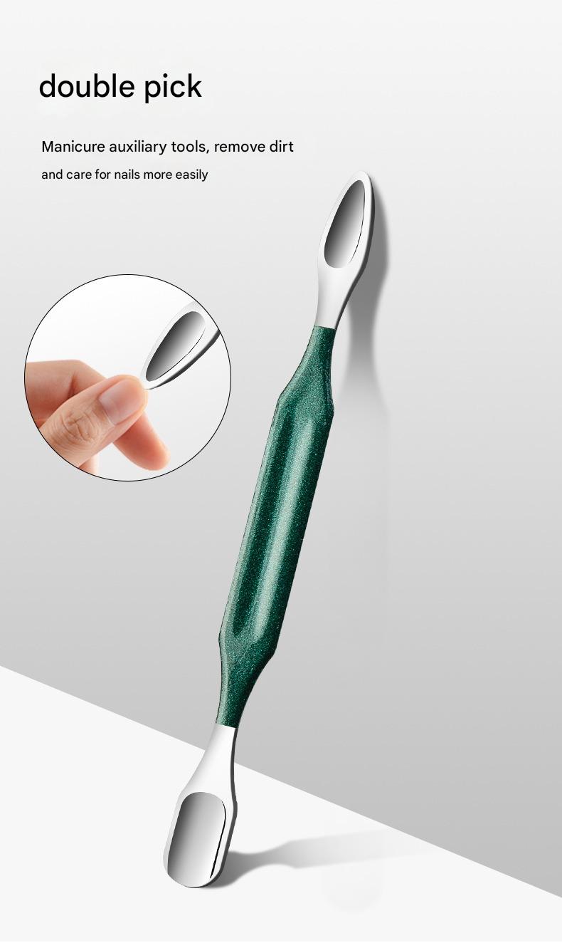 German Seiko Portable Dark Green Nail Clippers Set 6-piece Nail Clippers Set Home Nail Clippers