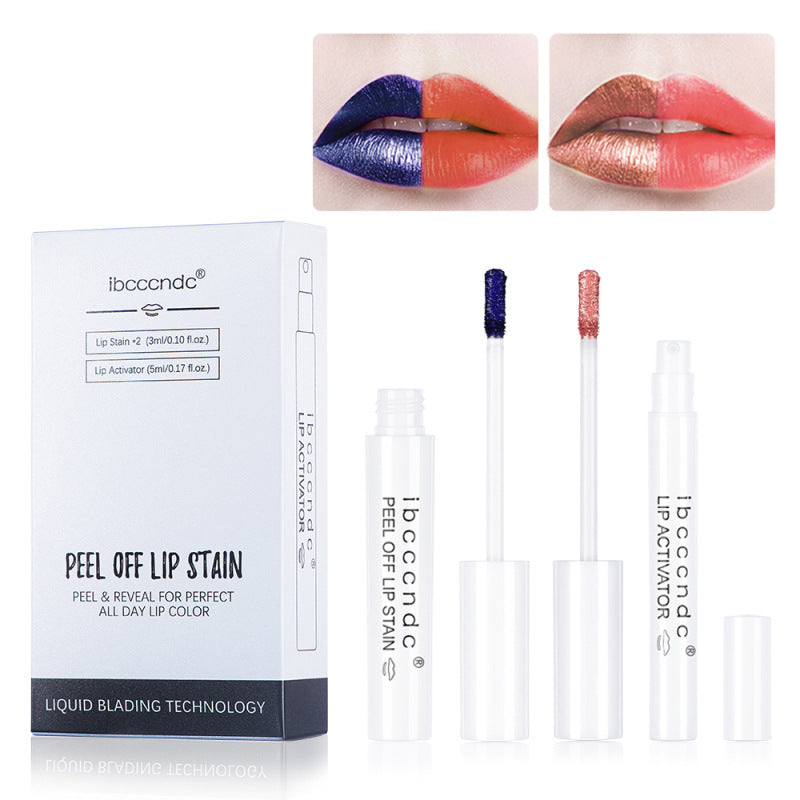 Ibcccndc Tear-off Lip Gloss Non-fading Matte Lipstick