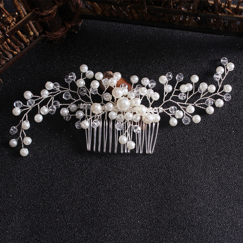 Hand beaded comb