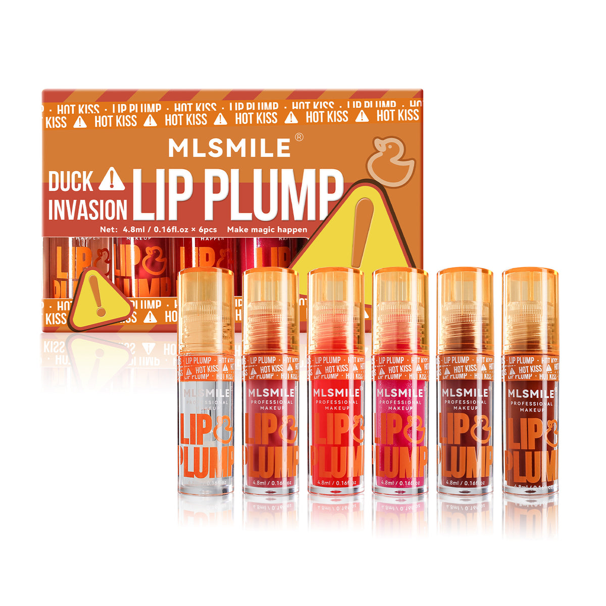 MLSmile Makeup Duckbill Plump Lip Moisturizing Liquid Lipstick Lip Glaze