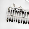 Press On Nails New Chinese Ancient Style Flower New Year Dark Prefabricated Nail Tip Wear Armor